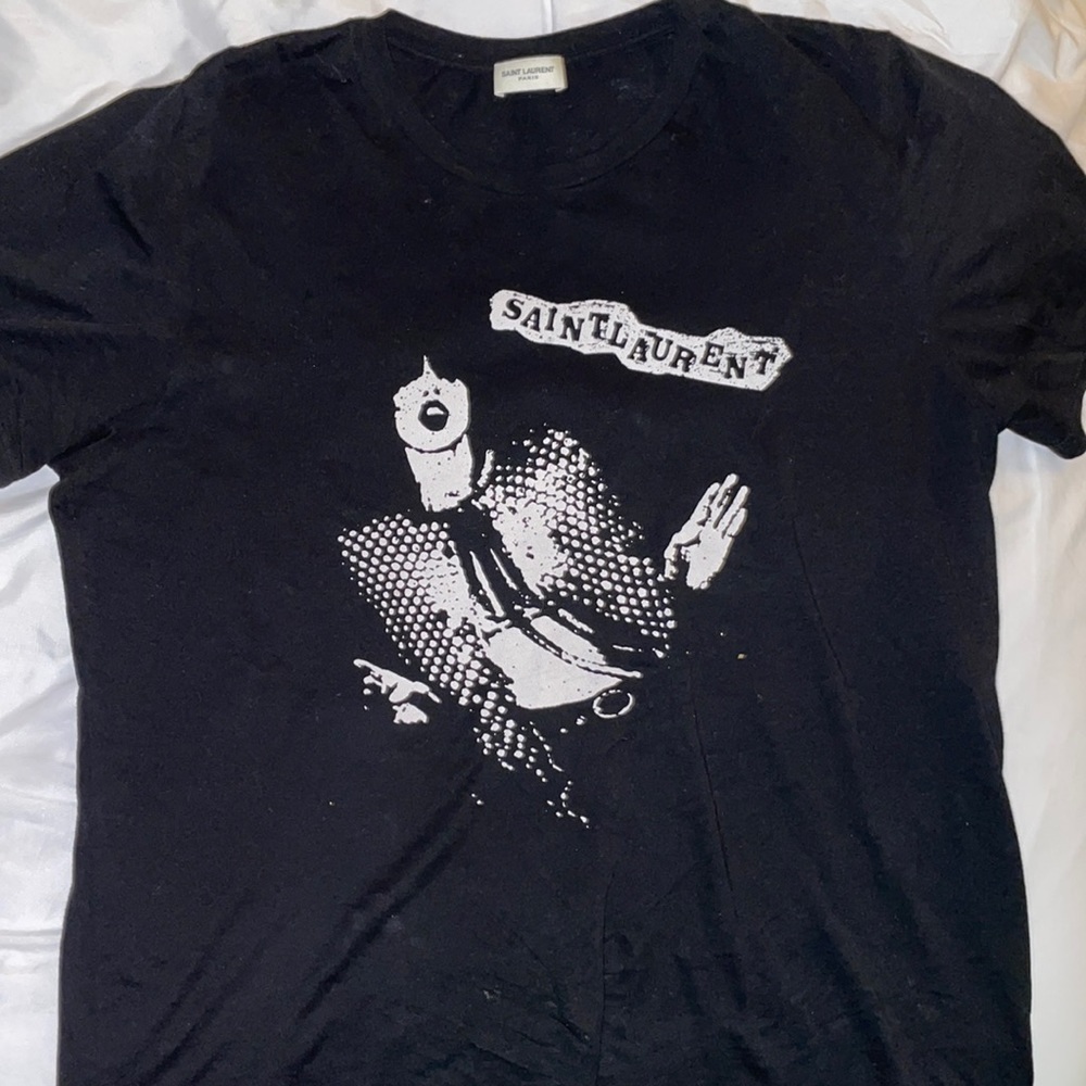 Black Saint Laurent Tee